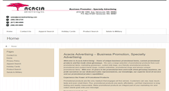 Desktop Screenshot of acaciaadvertising.com