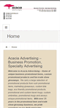 Mobile Screenshot of acaciaadvertising.com
